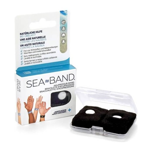 Sea Band bracelet d'acupression noir adulte