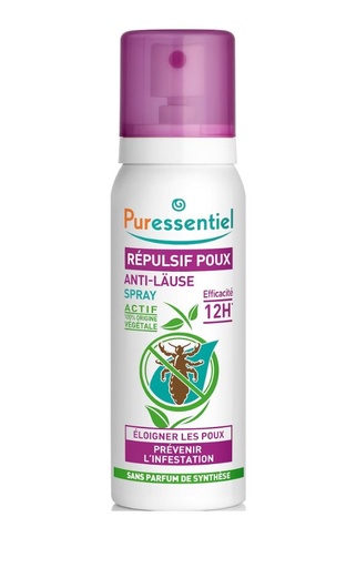 Puressentiel répulsif poux spray 75ml