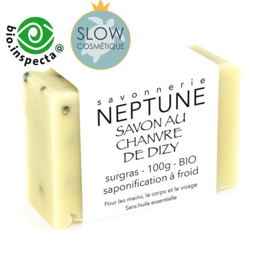 Savon Neptune Chanvre de Dizy Bio 100g