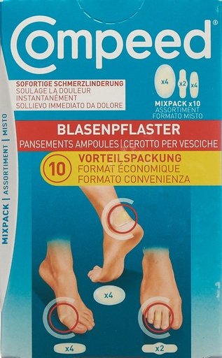 Compeed pansement ampoules mixpack 10pce