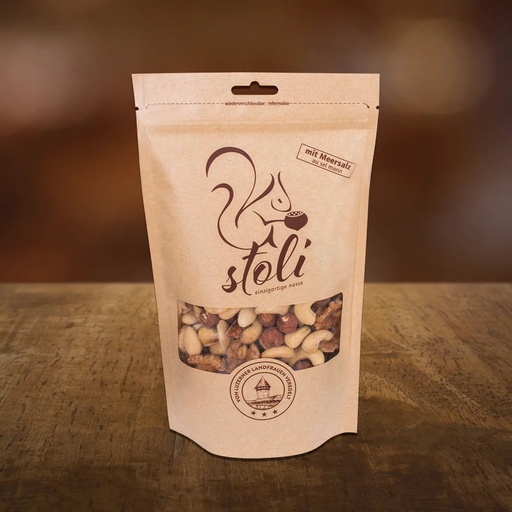 Stoli mélange de noix deluxe sel marin 351g