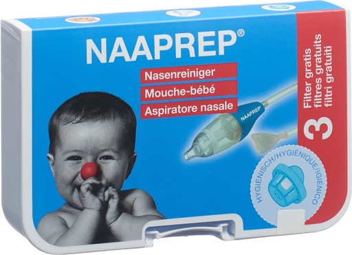 Naaprep mouche-bébé avec 3 filtres