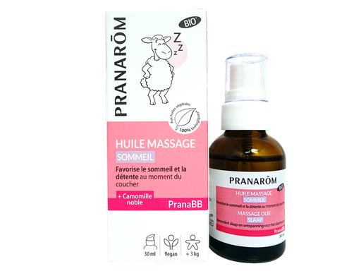 Pranarom PranaBB Huile massage sommeil Bio 30ml