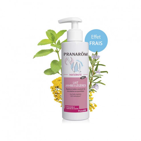 Pranarom PranaBB Lait jambes légères Bio 195ml