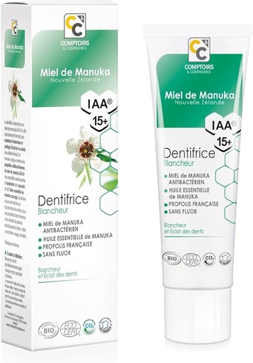 Dentifrice Blancheur Miel de Manuka 75ml