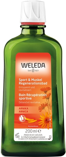 Weleda Sport bain récupération sportive arnica 200ml
