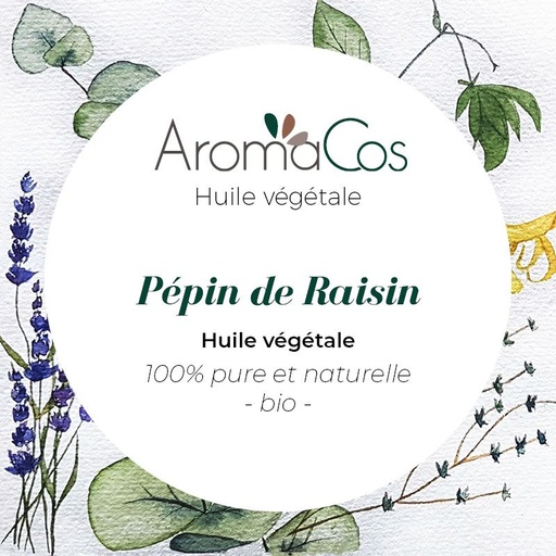 Huile de pépin de raisin Bio 50ml Aromacos