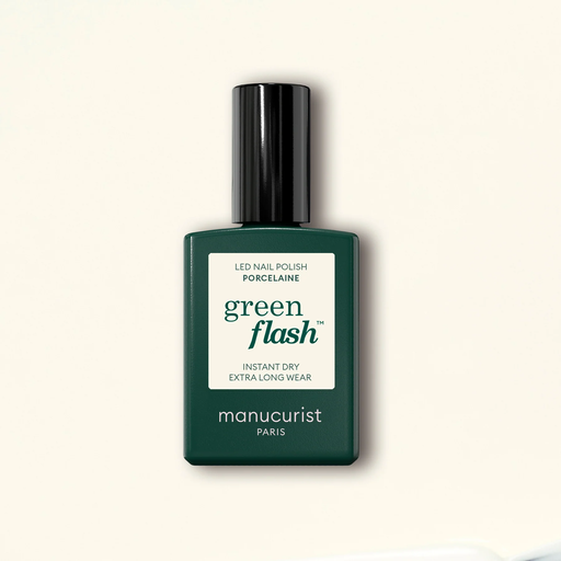 Manucurist green flash vernis Porcelaine