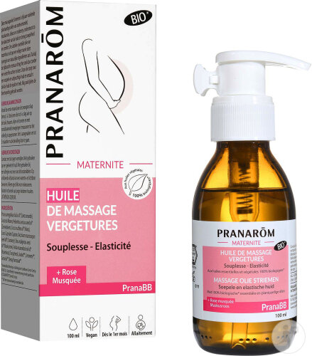 Pranarom PranaBB Huile de massage vergetures 100ml