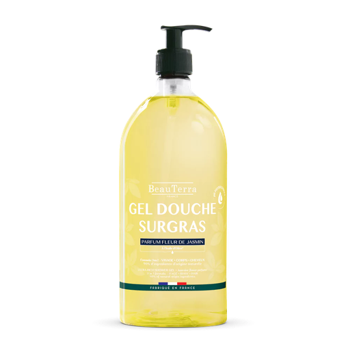 BeauTerra Gel douche surgas Fleurs de jasmin 1000ml