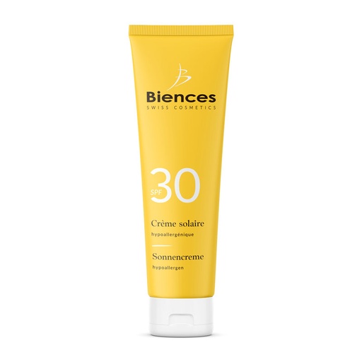 Biences Crème solaire hypoallergénique SPF30 100ml