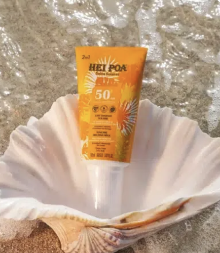 Hei Poa Lait fondant solaire SPF50 150ml