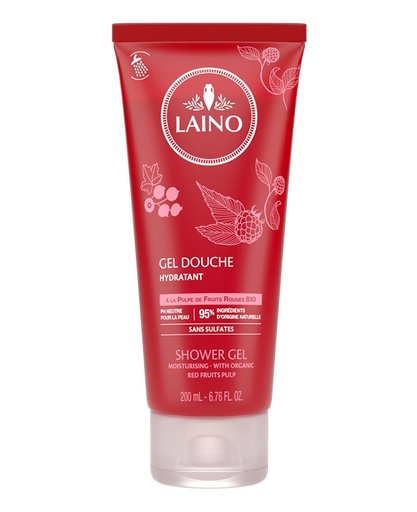 Laino Gel douche Pulpe fruits rouges Bio 200ml