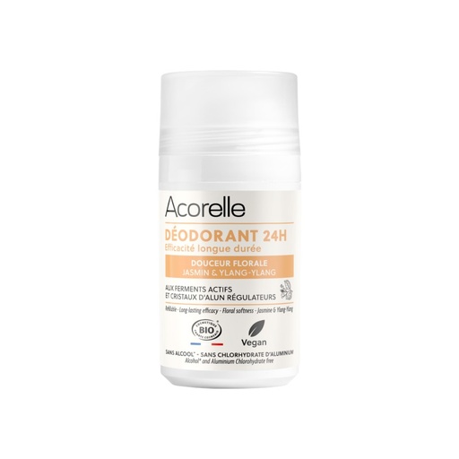 Acorelle déo roll-on Jasmin Douceur florale 50ml
