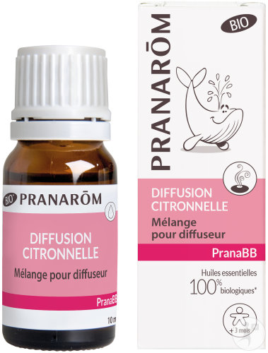 Pranarom PranaBB Diffusion Citronnelle bébé Bio 10ml