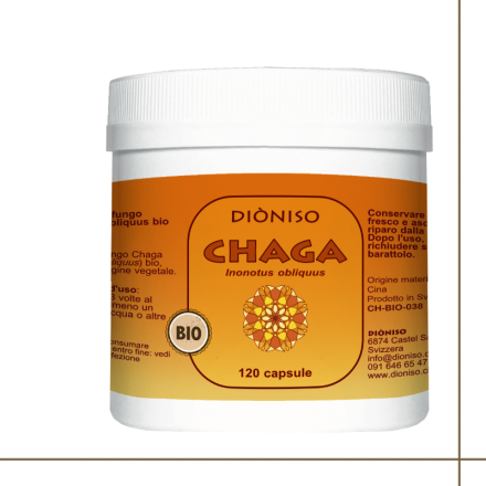 Dioniso Chaga Bio 120 capsules