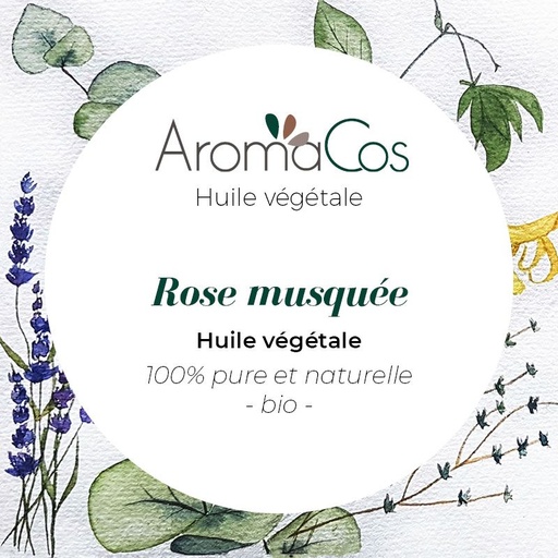 Huile Rose musquée Bio 50ml flacon pompe