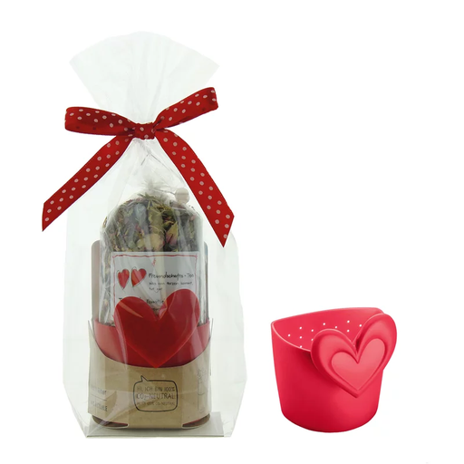 Herboristeria Set tisane amitié avec passoire coeur