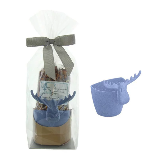 Herboristeria Set tisane songe d'hiver avec passoire bleu