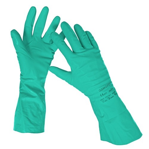Gants en nitrile sans latex 1 paire taille M (8-9)