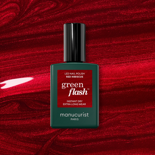 Manucurist green flash vernis Red hibiscus