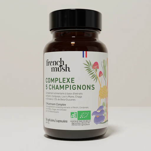 French mush complexe 3 champignons 56caps