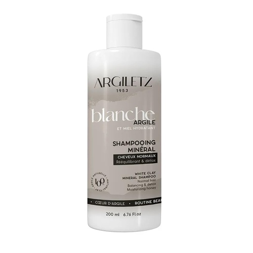 Argiletz Argile blanche shampooing minéral 200ml