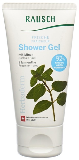 Rausch Herbaderm shower gel menthe 200ml