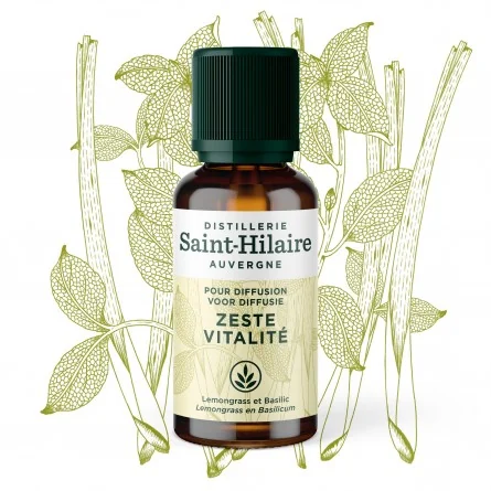 St. Hilaire HE à diffuser Zeste vitalité bio 30ml