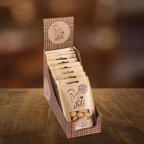 Stoli mini mélange de noix chocolat caramel 28g