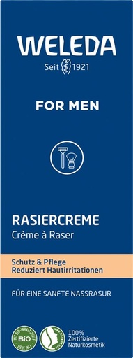 Weleda for men Crème à raser 75ml