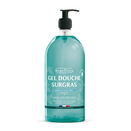 BeauTerra Gel douche surgras Aloe vera 1000ml