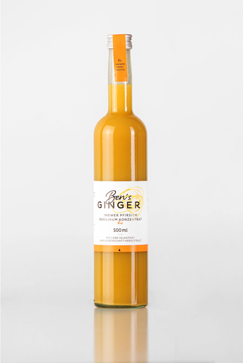Ben's ginger gingembre pêche concentré bio 500ml