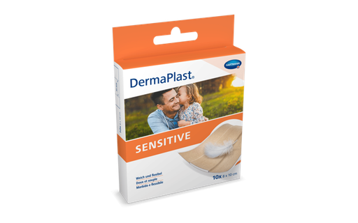 DermaPlast Sensitive 6x10cm 10pcs