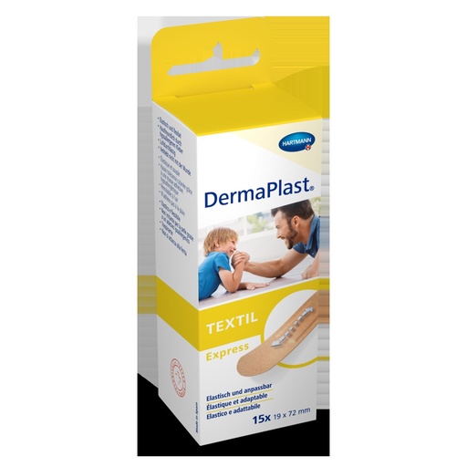 DermaPlast Textil express 19x72mm 15pcs