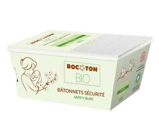 Bocoton BIO bâtonnets sécurité bébé 60x