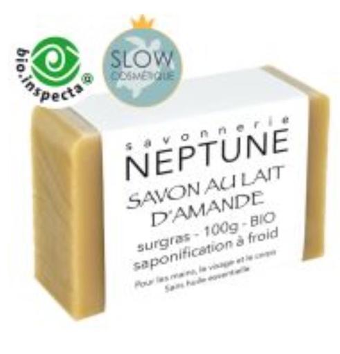 Savon Neptune Lait amande BIO 100g