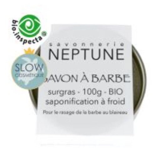 Savon Neptune à barbe BIO 100g