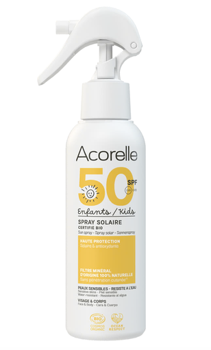 Acorelle enfants spray solaire SPF 50 150g